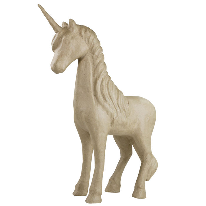 SALE Pappmach�-Figur, Gr��e: ca 55 cm, Einhorn