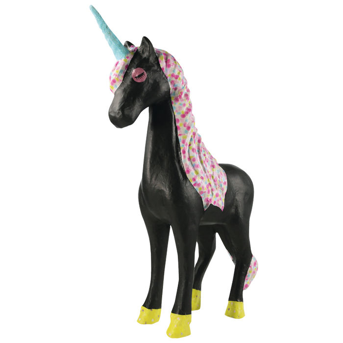 SALE Pappmach�-Figur, Gr��e: ca 55 cm, Einhorn Bild 2