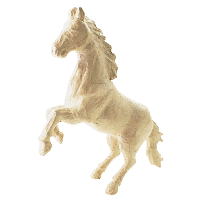 Pappmach�-Figur, Pferd, 19x16,5x6cm