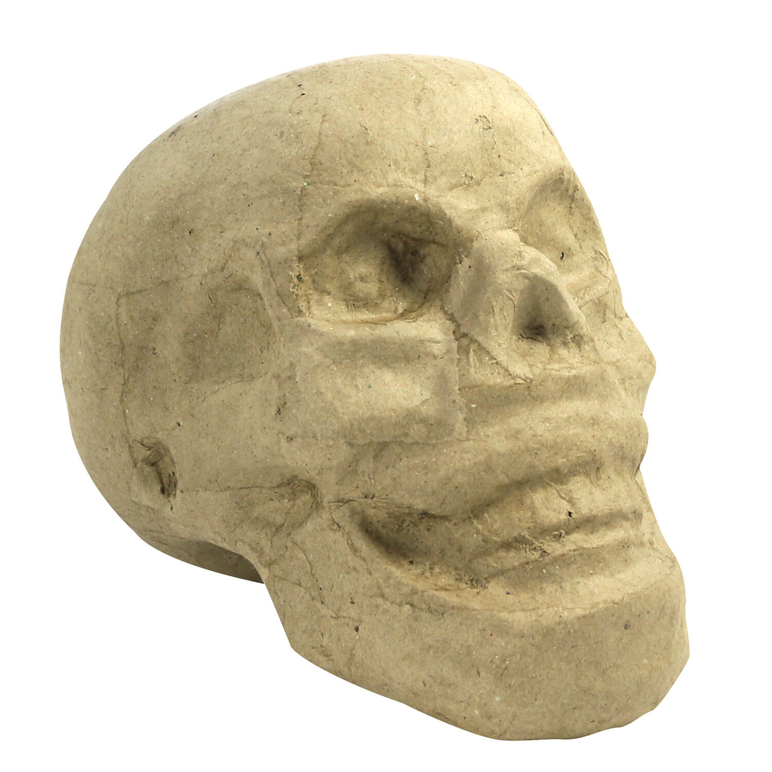 SALE Pappmach�-Figur, Totenkopf, 15,5 x 10,5 x 12 cm