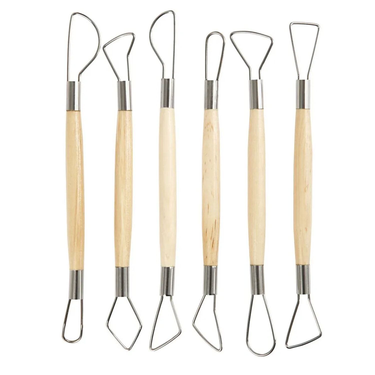 NEU Modellierschlingen-Set, Runde Kanten, 6 St�ck