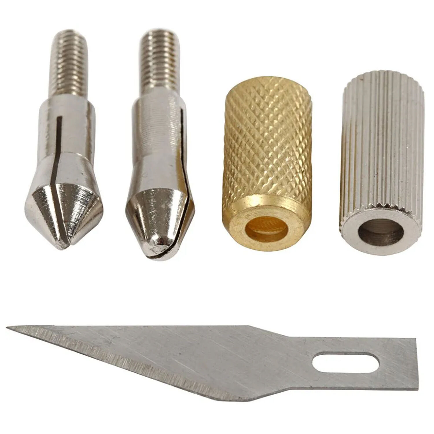 SALE Brennspitzen-Set, 5 Motivaufs�tze, 4 Schreibspitzen, 1 Messerspitze und Schablonen Bild 4