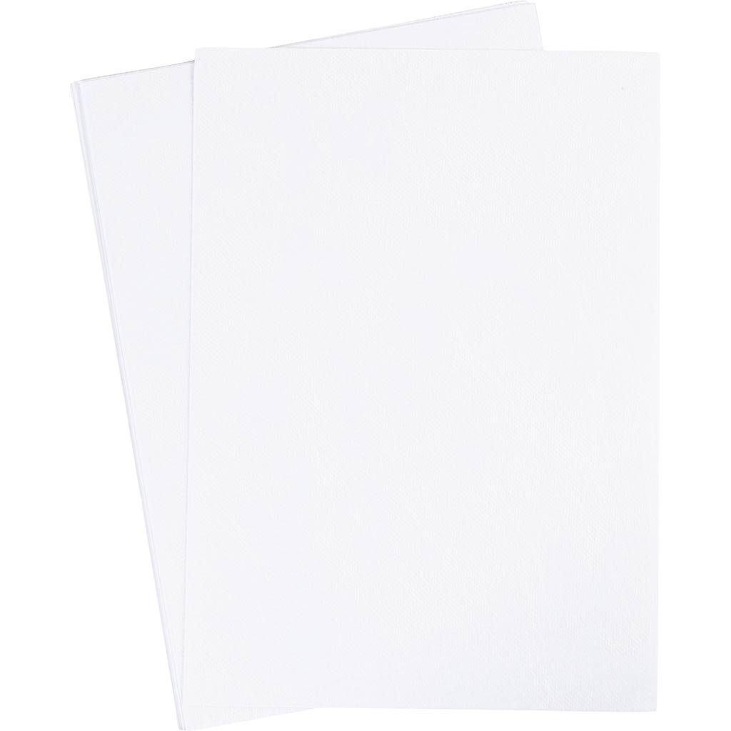 Wasserl�sliches Stickvlies, A5, Blattgr��e 148,5x210 mm, Wei�, 8 Blatt Bild 2