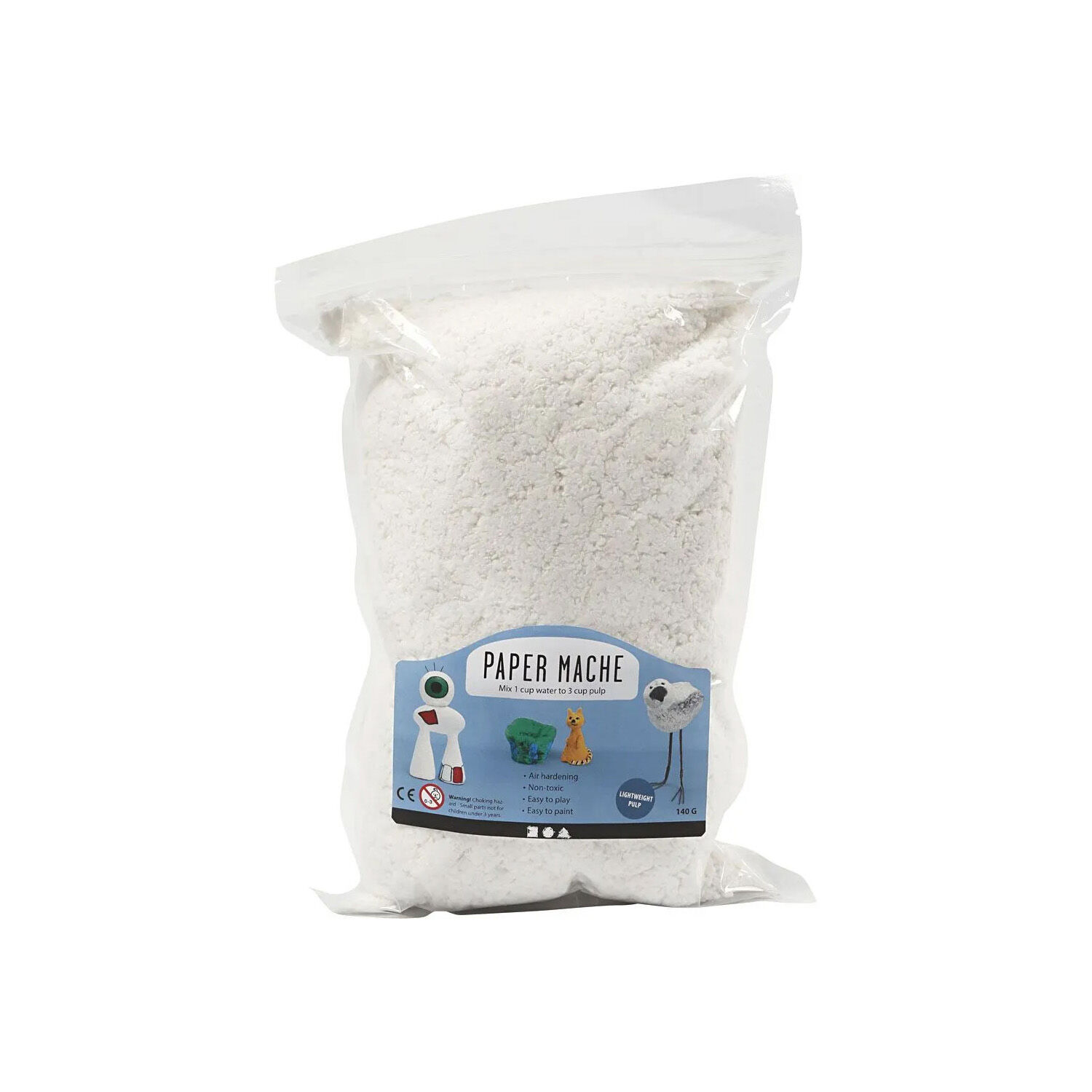 NEU Pappmach�-Pulpe / Papiermach�-Pulver, 140g
