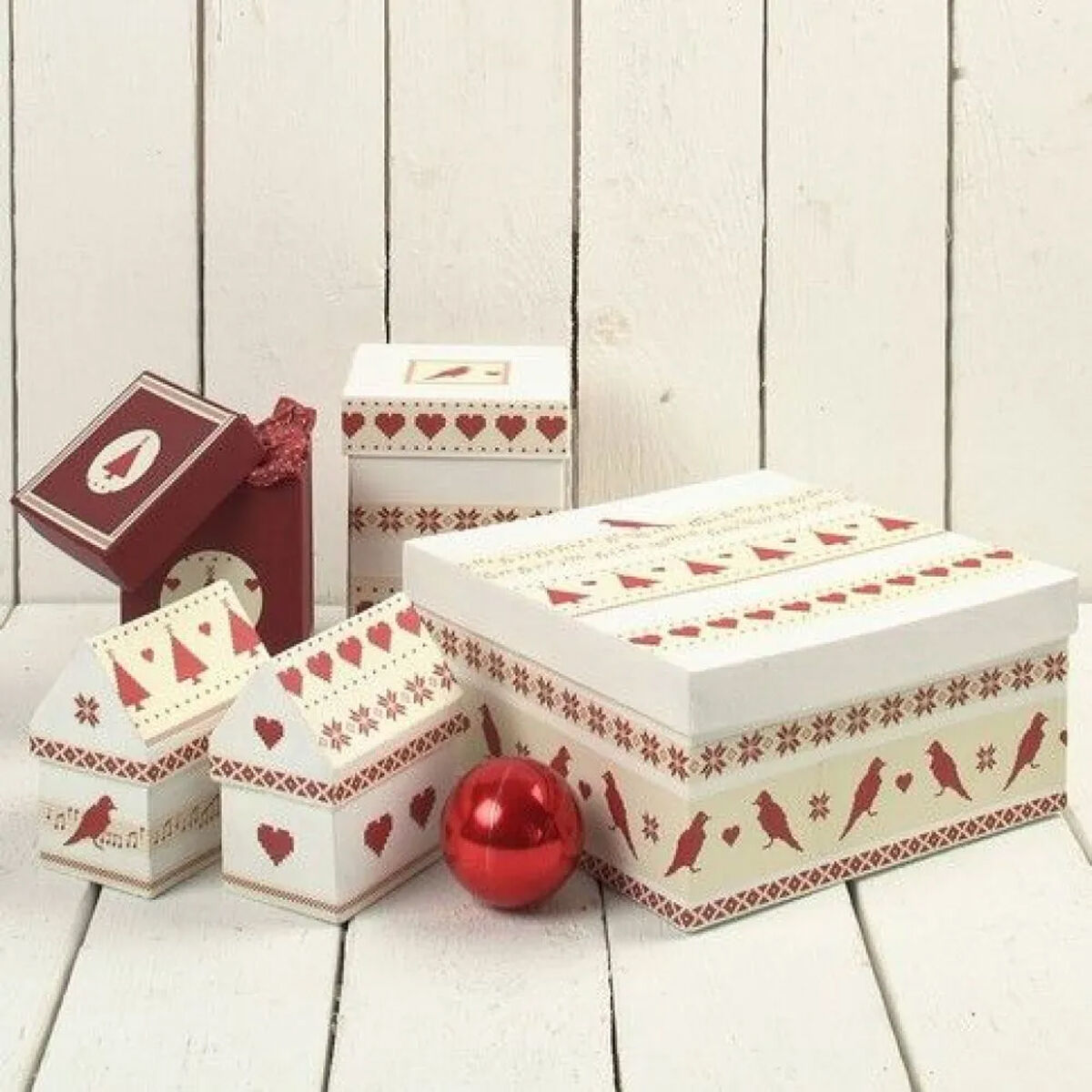 NEU Gro�packung Pappschachteln H�userform, 40 St�ck Bild 3