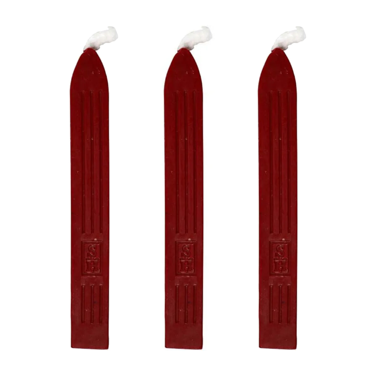 NEU Siegelwachs, Rot, L�nge: 10 cm, 3 Stangen