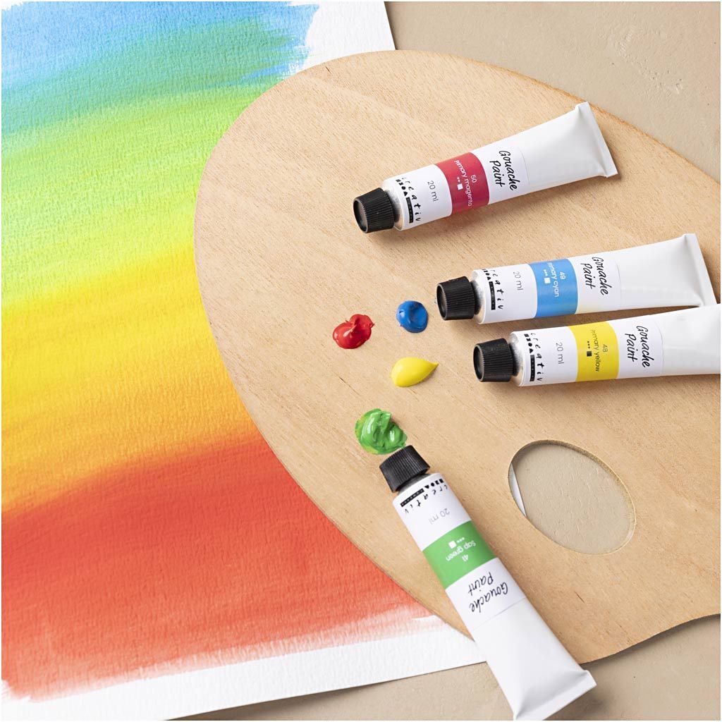 Set Gouachefarben, Standard-Farben, 6x20 ml Bild 5