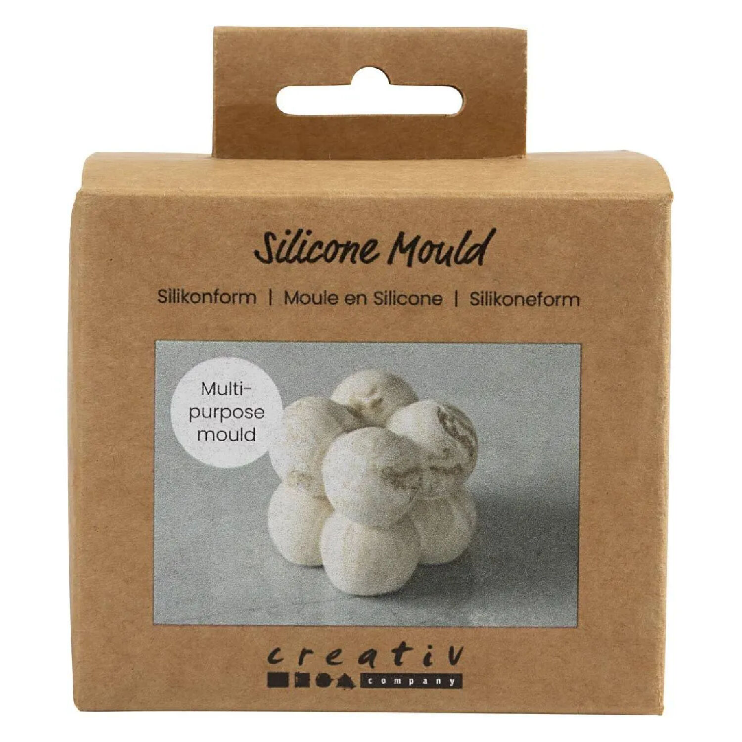 NEU Silikonform / Gie�form, Quadrat aus Kugeln, 4 x 4 x 4 cm