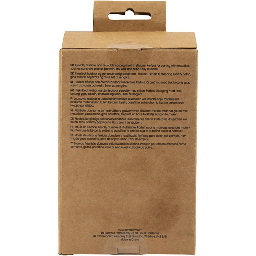 Silikonform, Gerippte Tropfenform, H�he 8 cm, Durchmesser 7 cm Bild 2