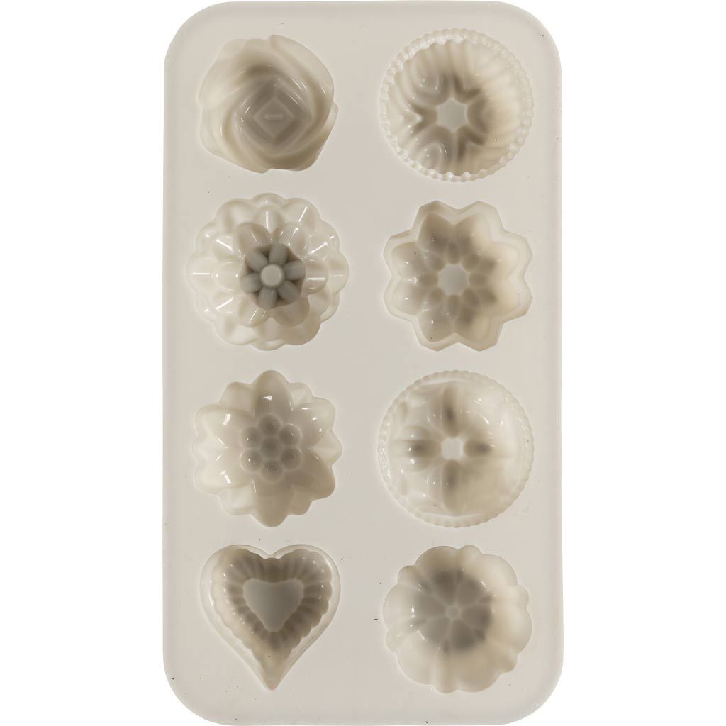 Silikonform, Kleine Kuchen, H�he 2,5 cm, L�nge 4 cm, Breite 4,5 cm Bild 4