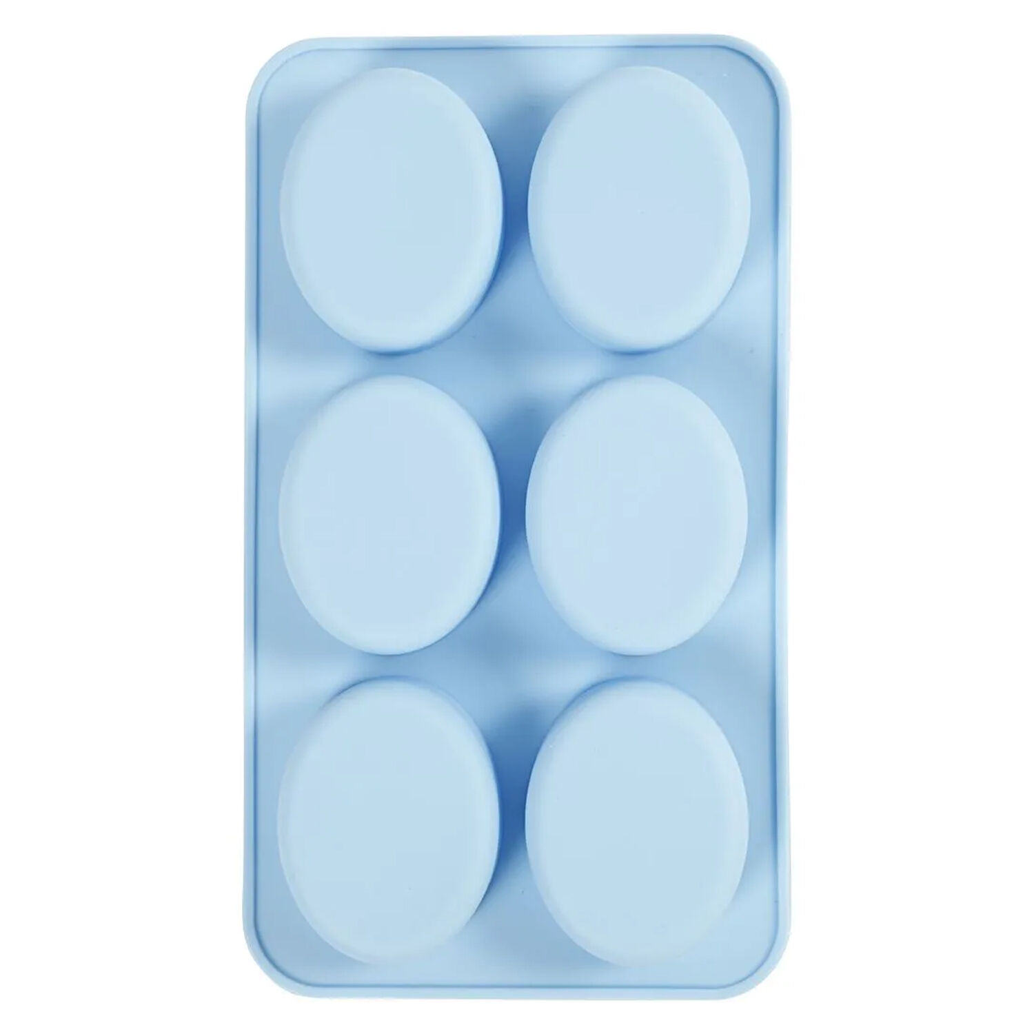 NEU Silikonform Oval, H 2,5 cm, L 28 cm, B 16 cm, Lochgr��e 7,8 x 6,1 cm, 100 ml, 1 Stk. Bild 3