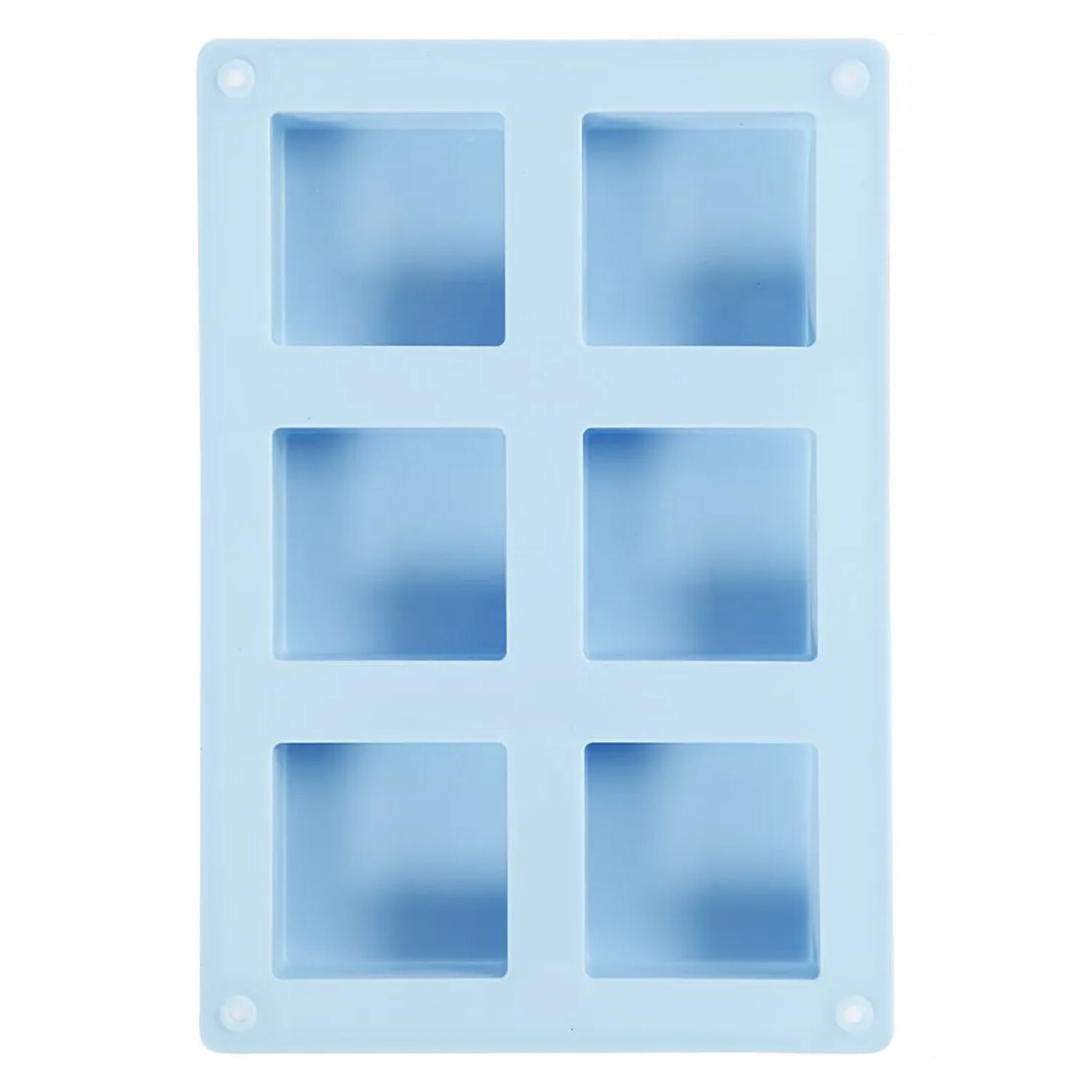 NEU Silikonform Quadrat, H 2,5 cm, L 21,5 cm, B 14,5 cm, Lochgr��e 5 x 5 cm, 60 ml, 1 Stk. Bild 2
