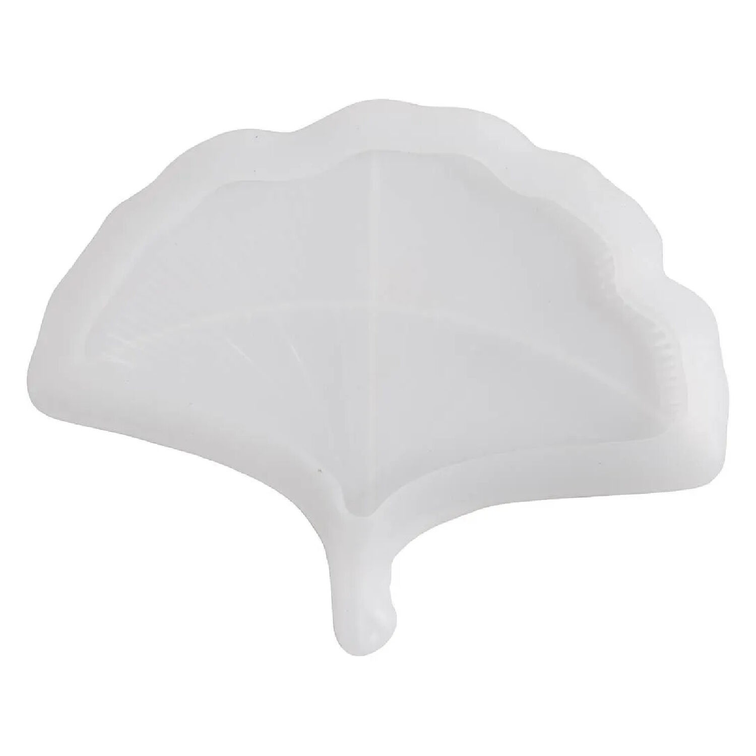 NEU Silikonform / Gie�form, Gingko-Blatt Schale, 18,5 x 14,8 x 1,5 cm Bild 2