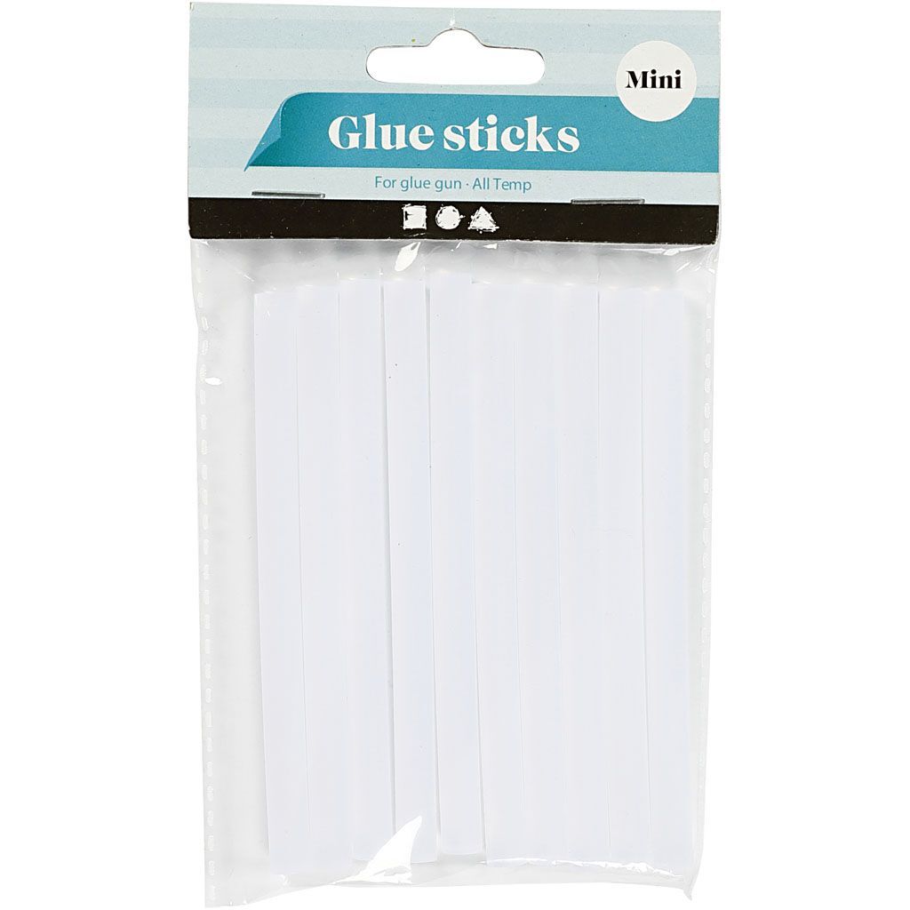 Klebesticks Mini f�r die Hei�klebepistole, L�nge 10 cm, Durchmesser 7 mm, 10 St�ck