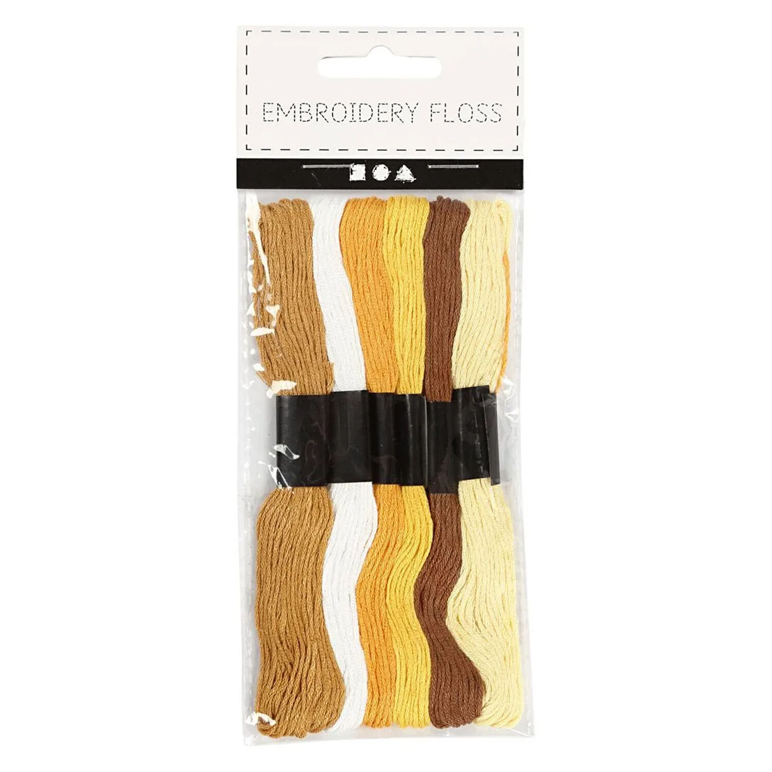 NEU Stickgarn-Set, Gold Natur-T�ne, St�rke 1 mm, 6 x 1 m