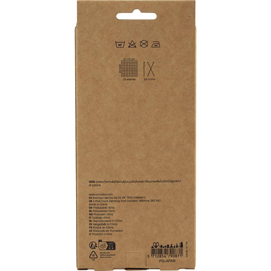 Baumwollgarn, Nr. 8/4, L�nge 5x50 m, Naturfarben, 5x20 g Bild 4