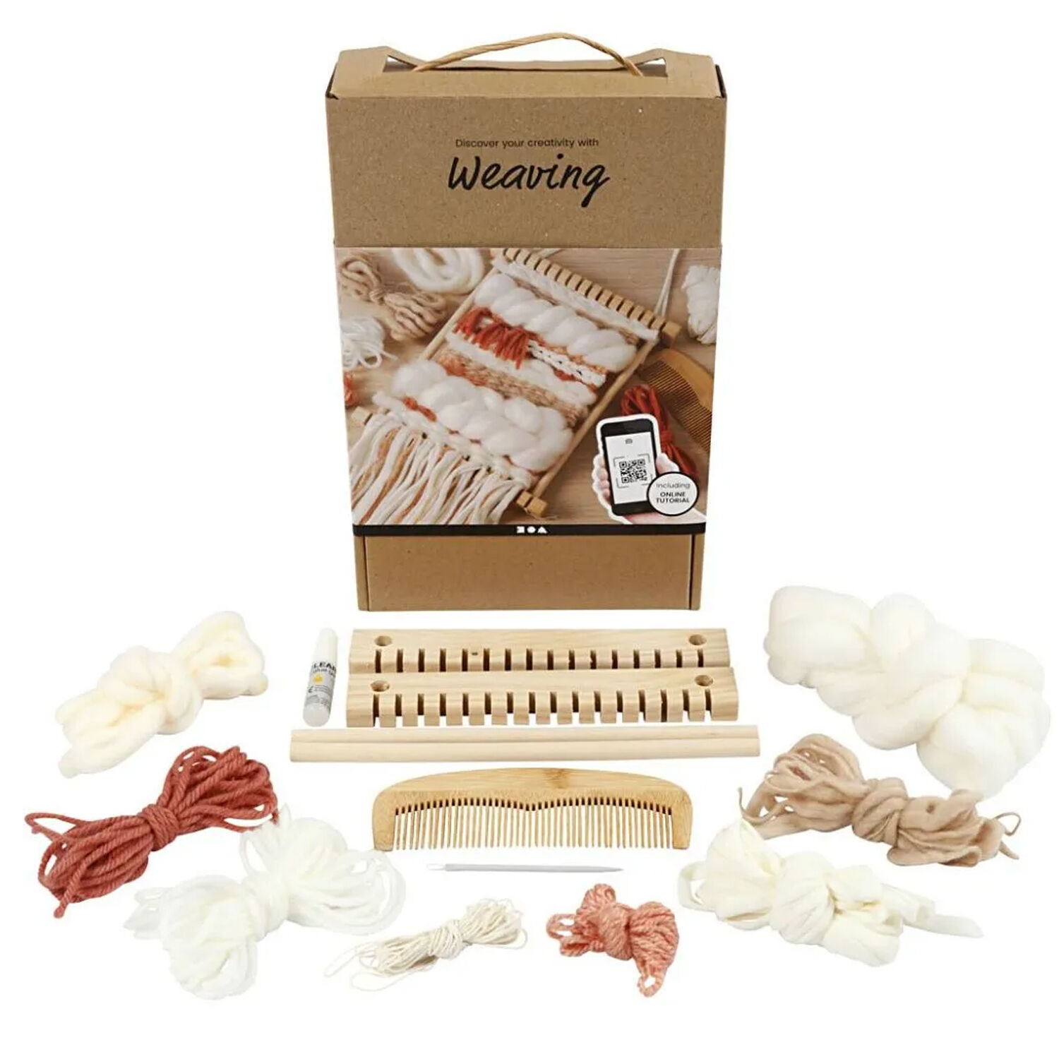 NEU Start-Set / Bastelpackung Weben mit viel Zubeh�r