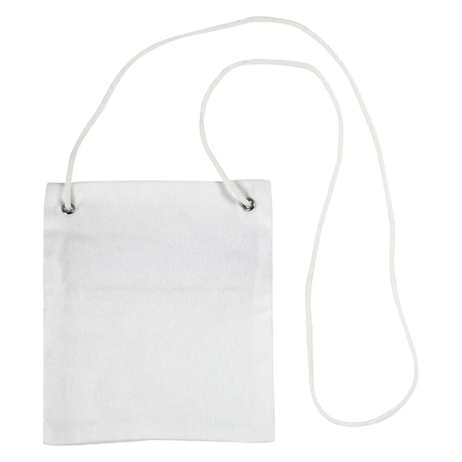 NEU Brustbeutel aus Baumwolle, Gr��e 13 x 15 cm, Wei�