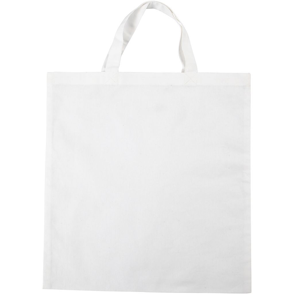 Stoffbeutel, Gr��e 38x42 cm, 130 g, Wei�, 1 St�ck