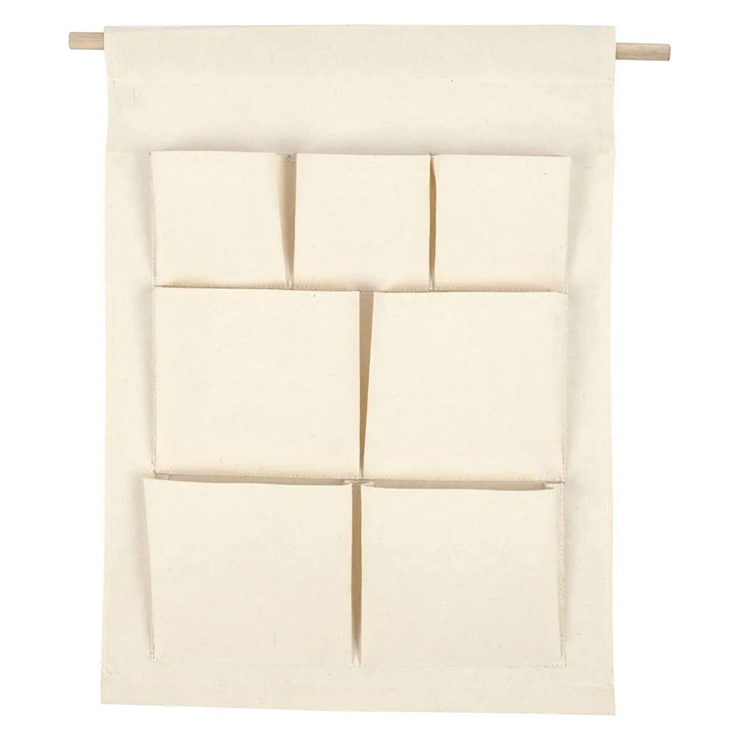 SALE Organizer-Taschen zum Aufh�ngen, Hellnatur, H 46 cm, B 34 cm, 1 Stk.