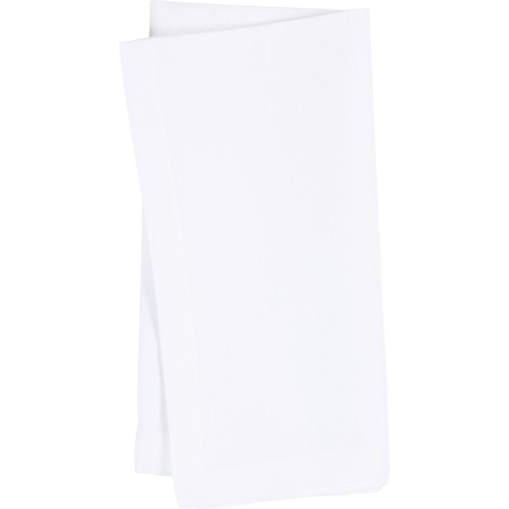 Stoffservietten, Gr��e 42x42 cm, 145 g, Wei�, 4 St�ck