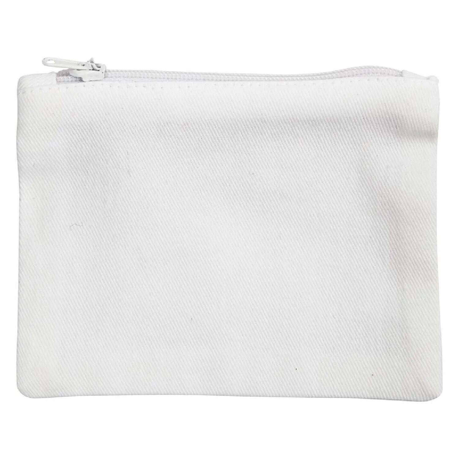 NEU Geldb�rse / Tasche aus Baumwolle, Gr��e 9 x 12 cm, Wei�