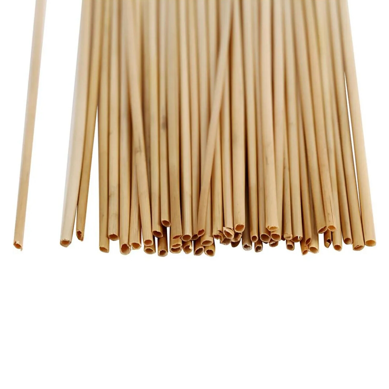 NEU Strohhalme, nat�rlich gebleicht, 22 cm lang, 50 St�ck Bild 2