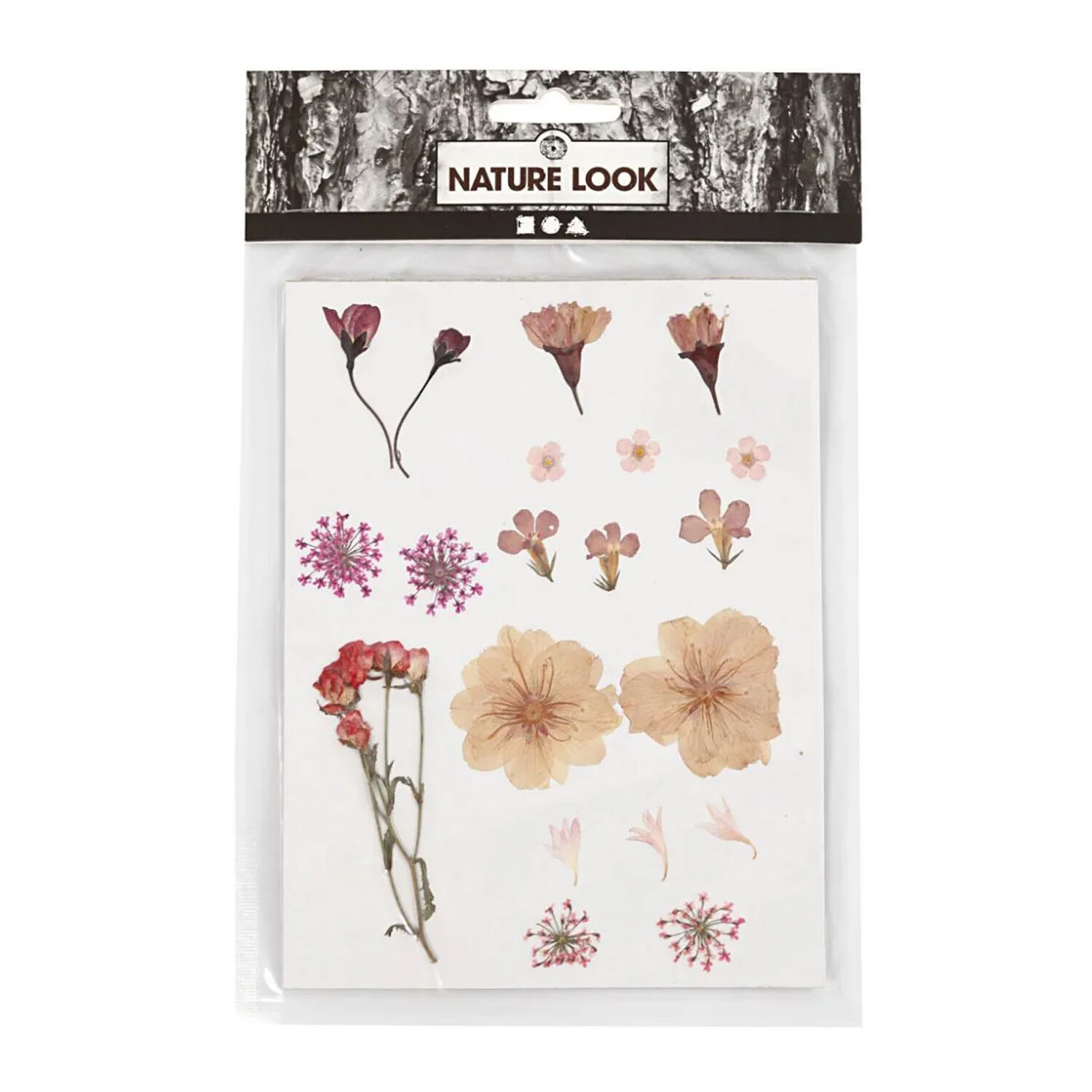 SALE Trockenblumen-Sortiment, flach gepresst, Hellrosa Bild 2