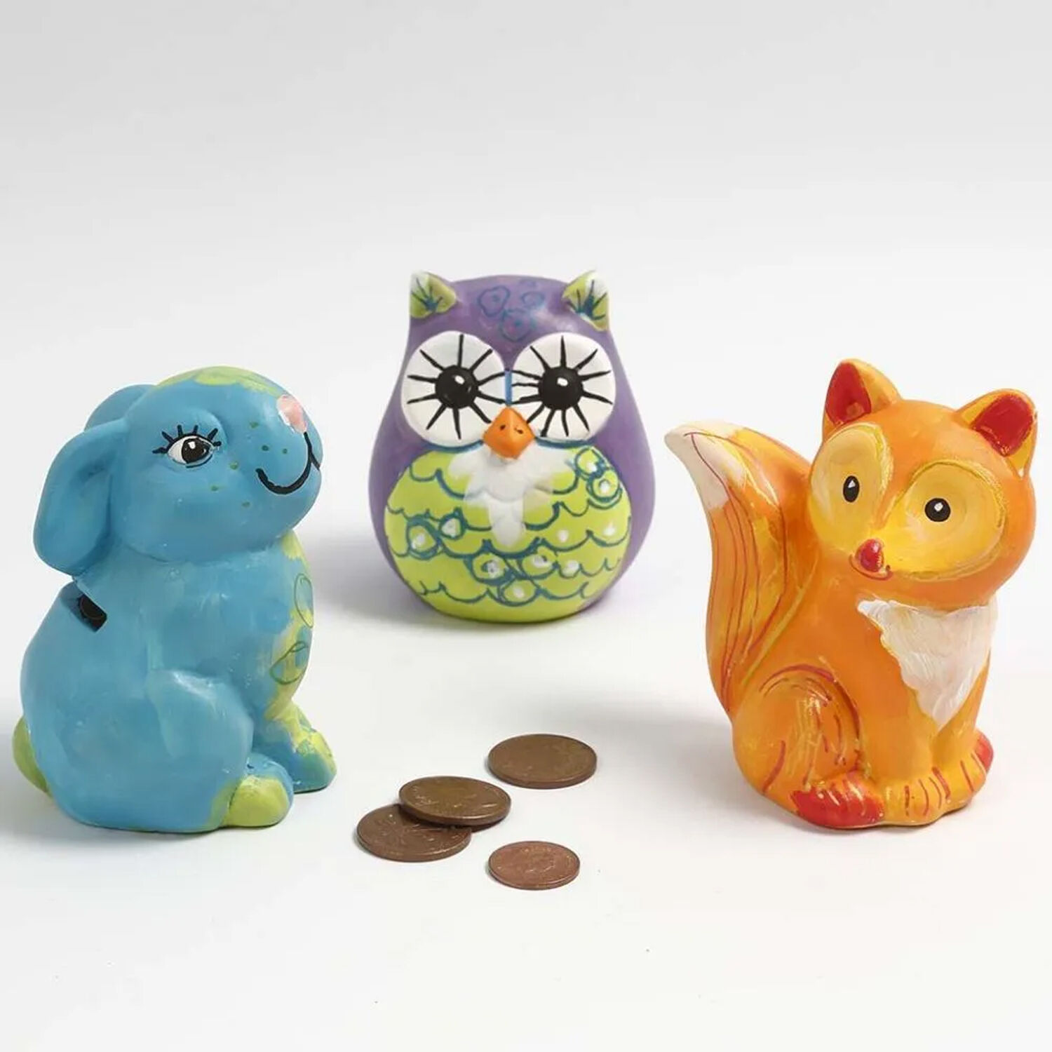 SALE Spardosen Set, Hase & Igel, ca. 10 cm hoch Bild 3
