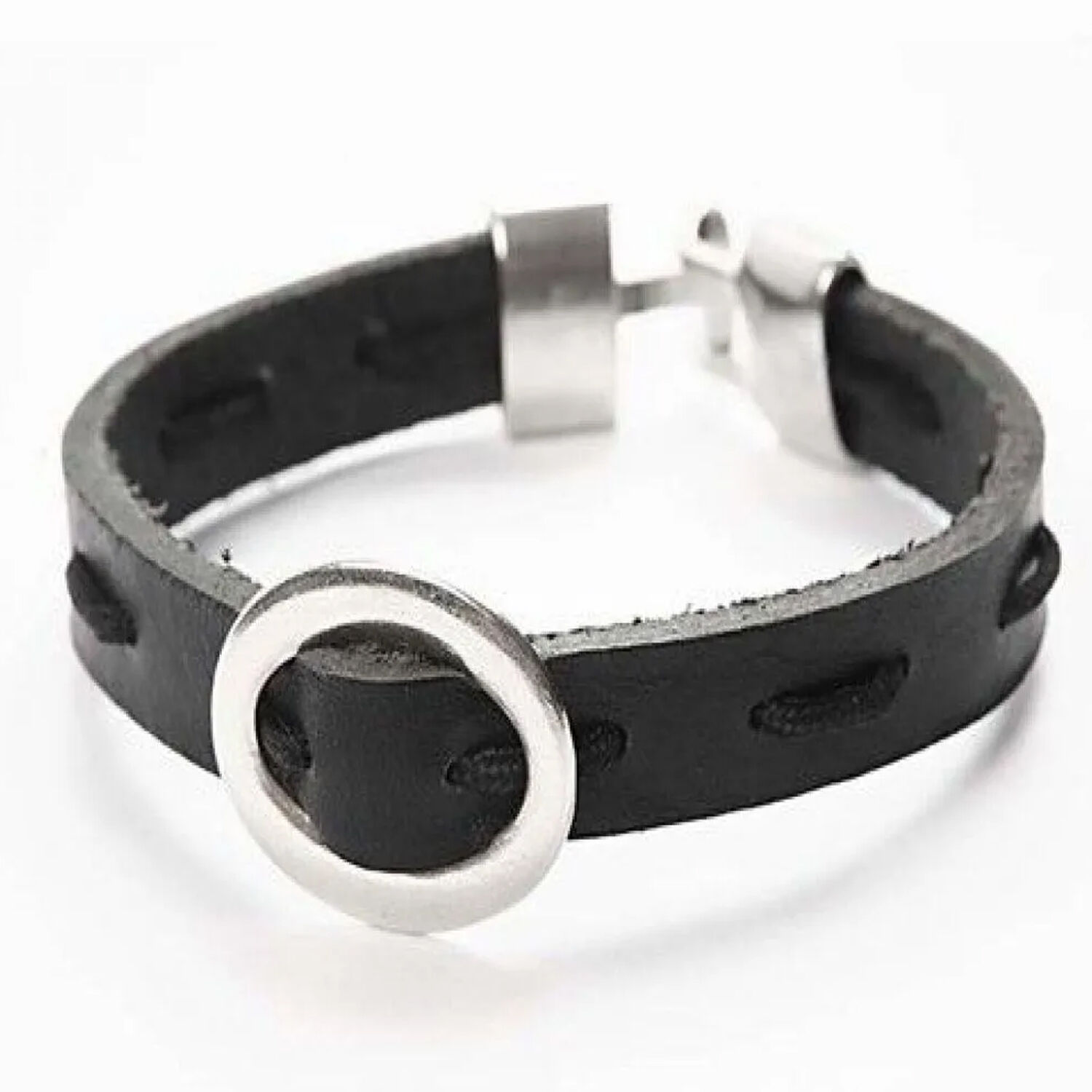 NEU Lederband Schwarz, Breite 10 mm, St�rke 2 mm, L�nge 2 m Bild 3