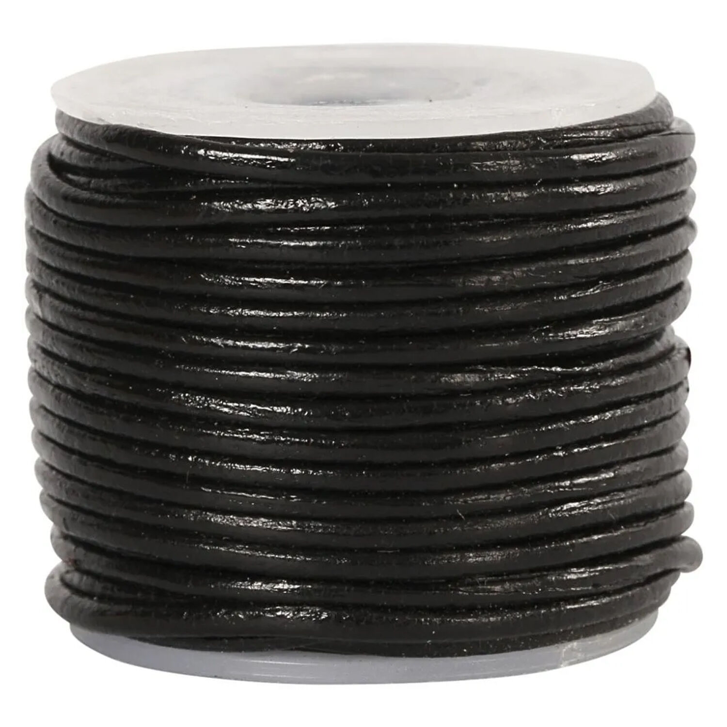 NEU Lederband Schwarz, St�rke 1 mm, L�nge 10 m