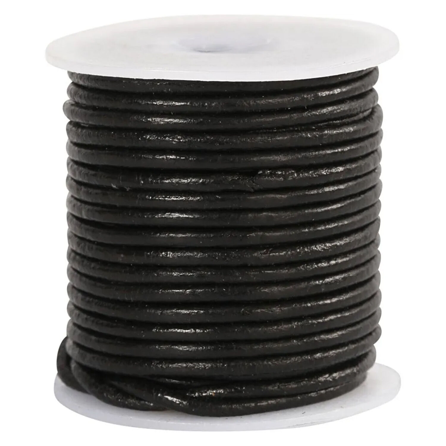 NEU Lederband Schwarz, St�rke 2 mm, L�nge 10 m