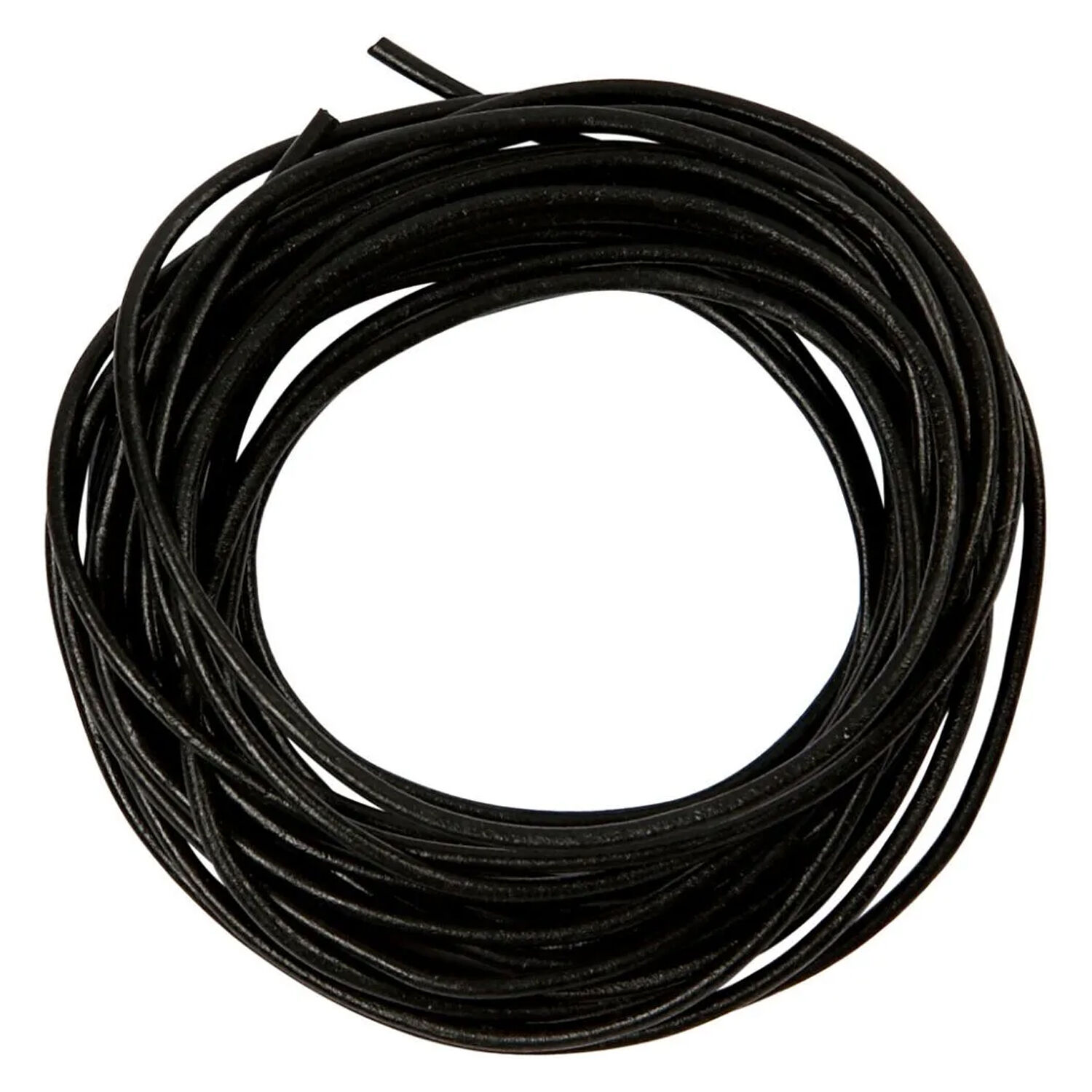 NEU Lederband Schwarz, St�rke 2 mm, L�nge 4 m Bild 2