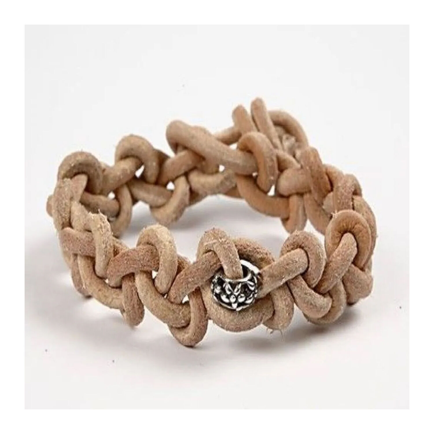 NEU Lederband Natur, St�rke 4 mm, L�nge 5 m Bild 2