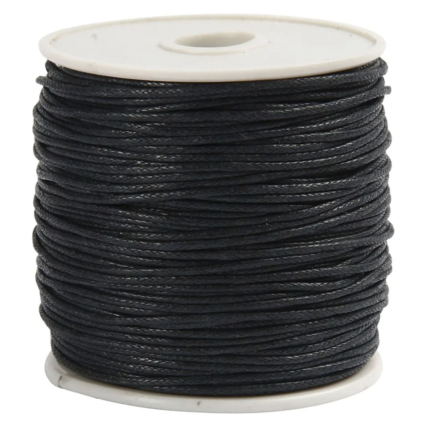 NEU Baumwollband Schwarz, St�rke 1 mm, L�nge 40 m Bild 2
