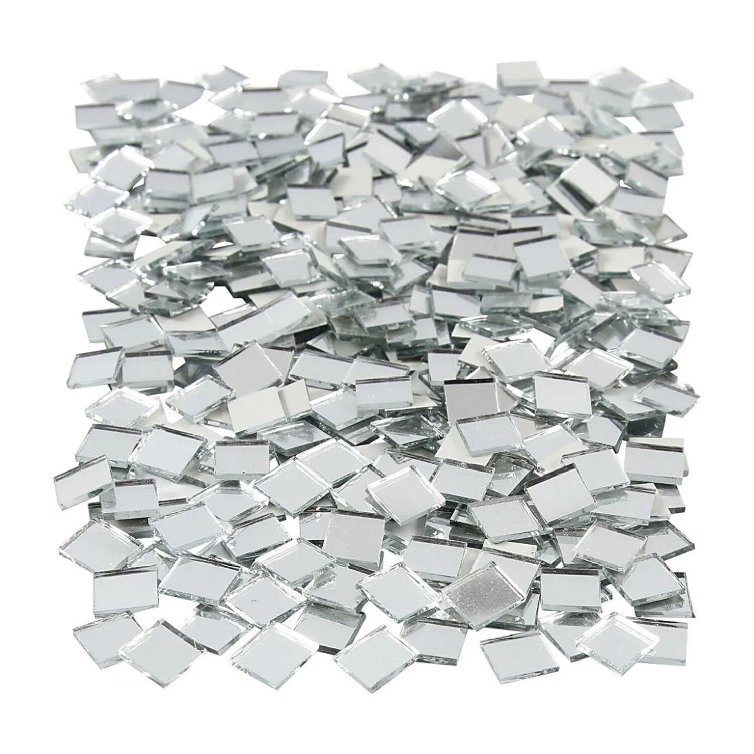 NEU Gro�packung Spiegelmosaik Eckig, 500 St�ck, 10 x 10 mm
