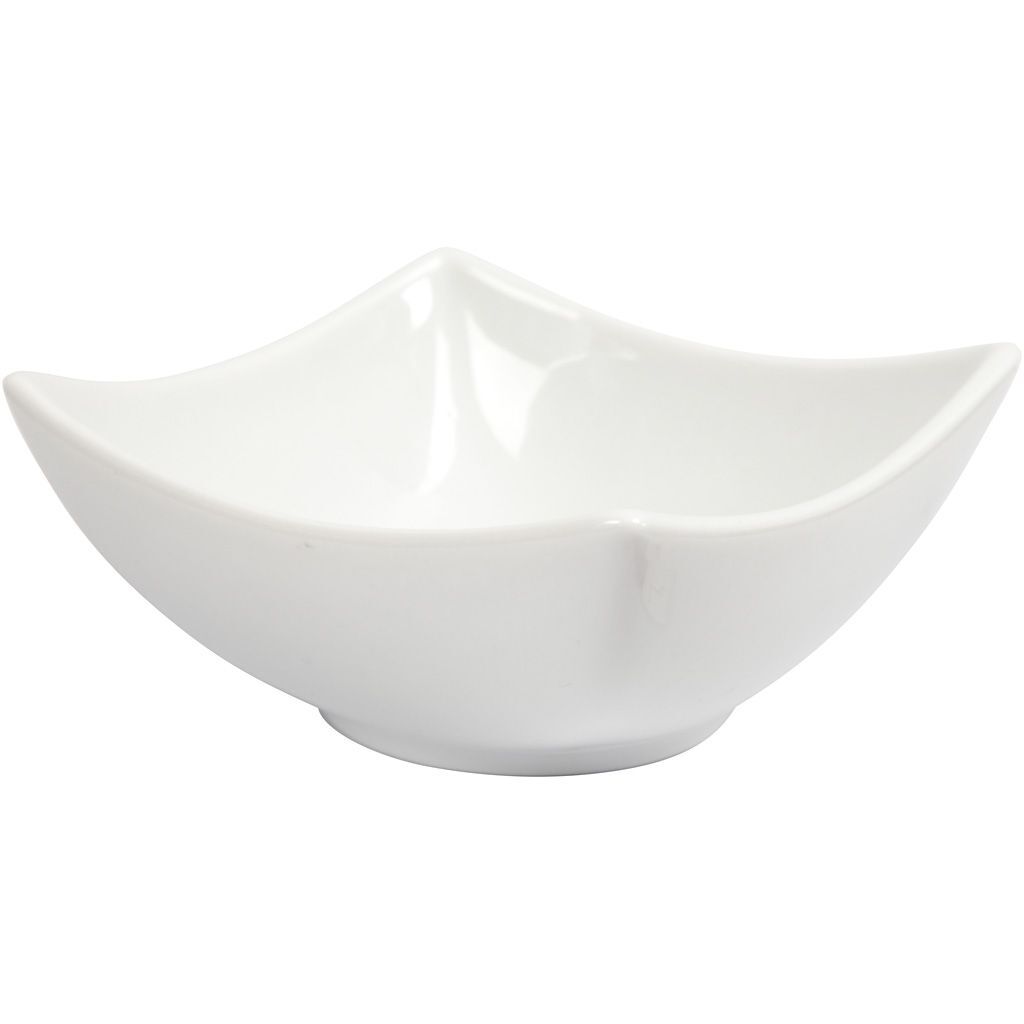 Schale, H�he 4,5 cm, D: 10 cm, Wei�, 2 St�ck