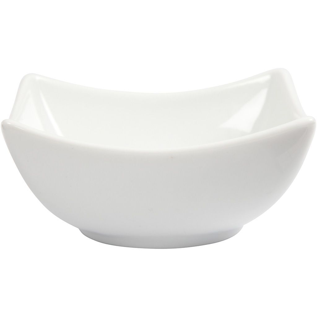 Schale, H�he 4,5 cm, D: 10 cm, Wei�, 2 St�ck Bild 2
