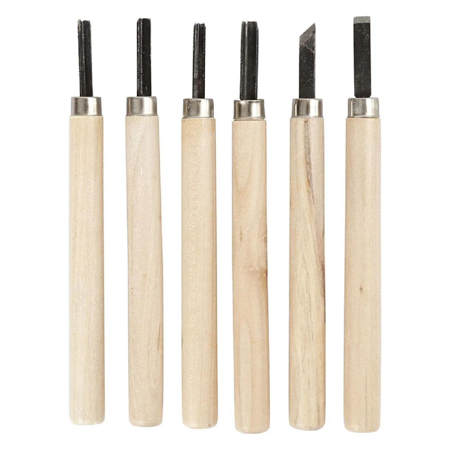 NEU Schnitzwerkzeug-Sortiment, f�r Holz und Speckstein, 6 St�ck Bild 2