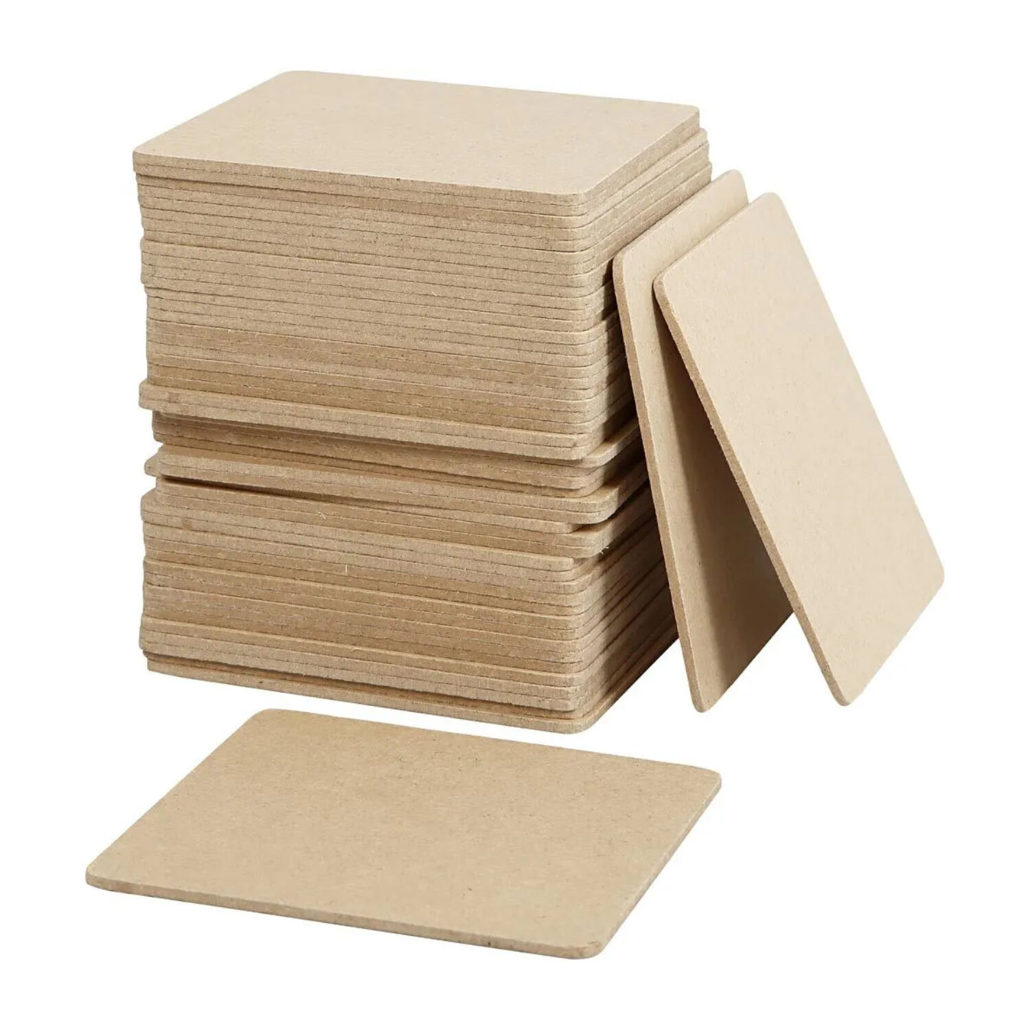 NEU Untersetzer / MDF-Kacheln, Gr��e: 10x10x0,3 cm, 50 St�ck