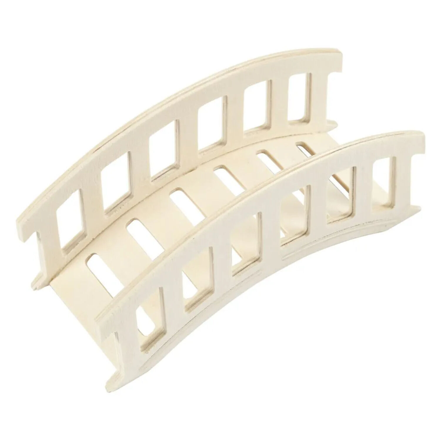 Wichtel Miniatur Br�cke aus Holz, 16x6x7 cm Bild 2