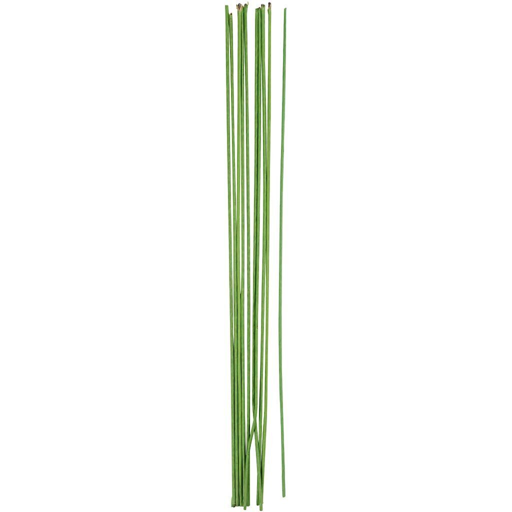 Blumendraht / St�tzdraht, L�nge 30 cm, Durchmesser 2 mm, Gr�n, 20 St�ck Bild 2