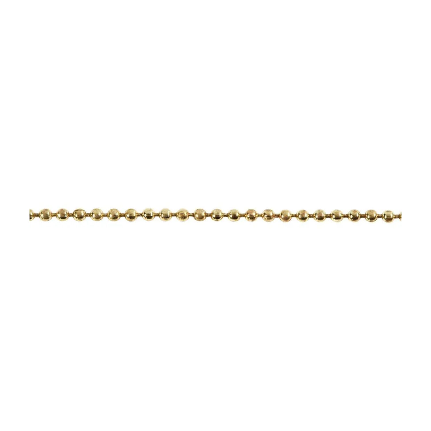 SALE Kugelkette mit 10 Verschl�ssen, goldfarben, 1,5 mm, 150 cm Bild 2