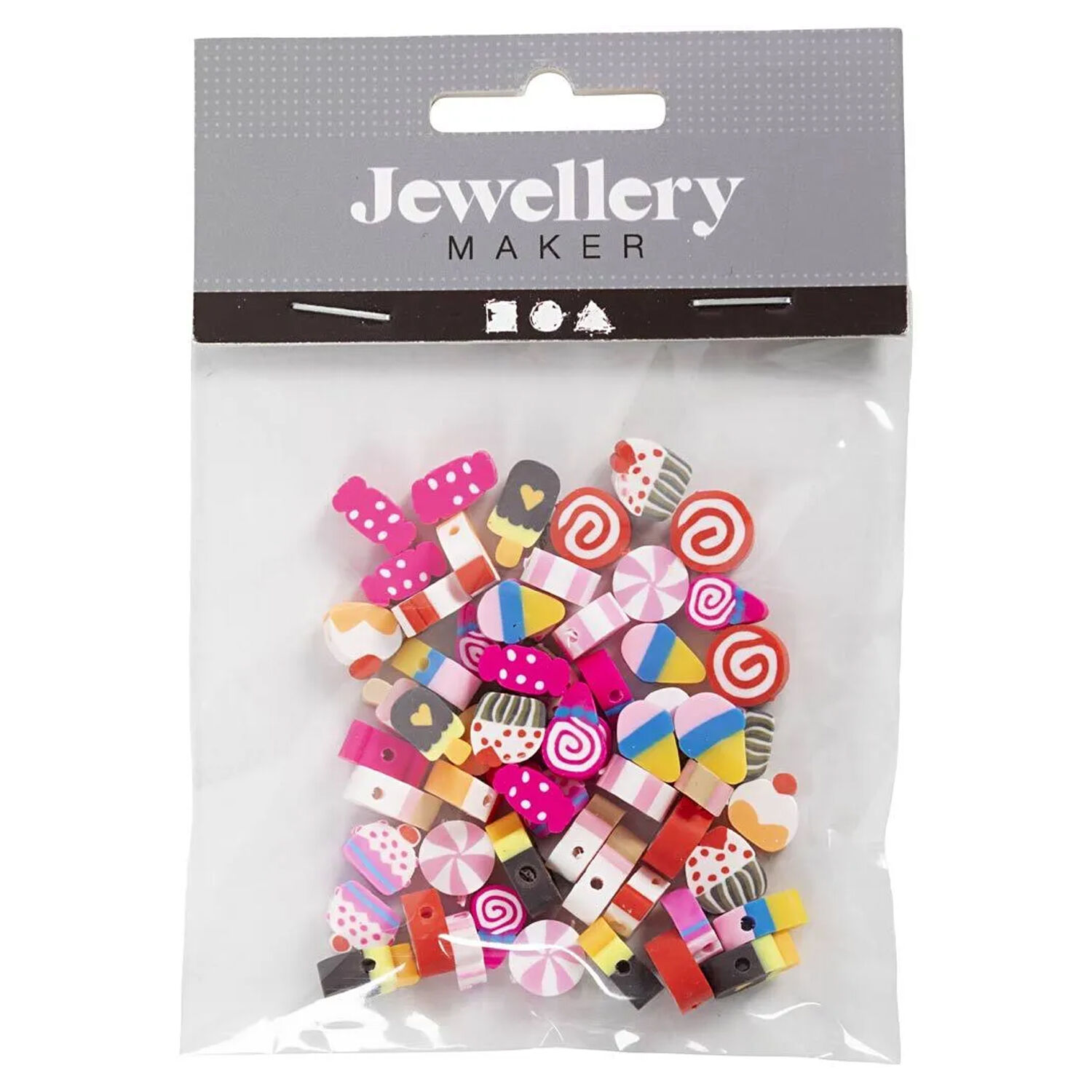 NEU Figurperlen, Candy, � 10 mm, Lochgr��e 1,5 mm, 60 Stk.