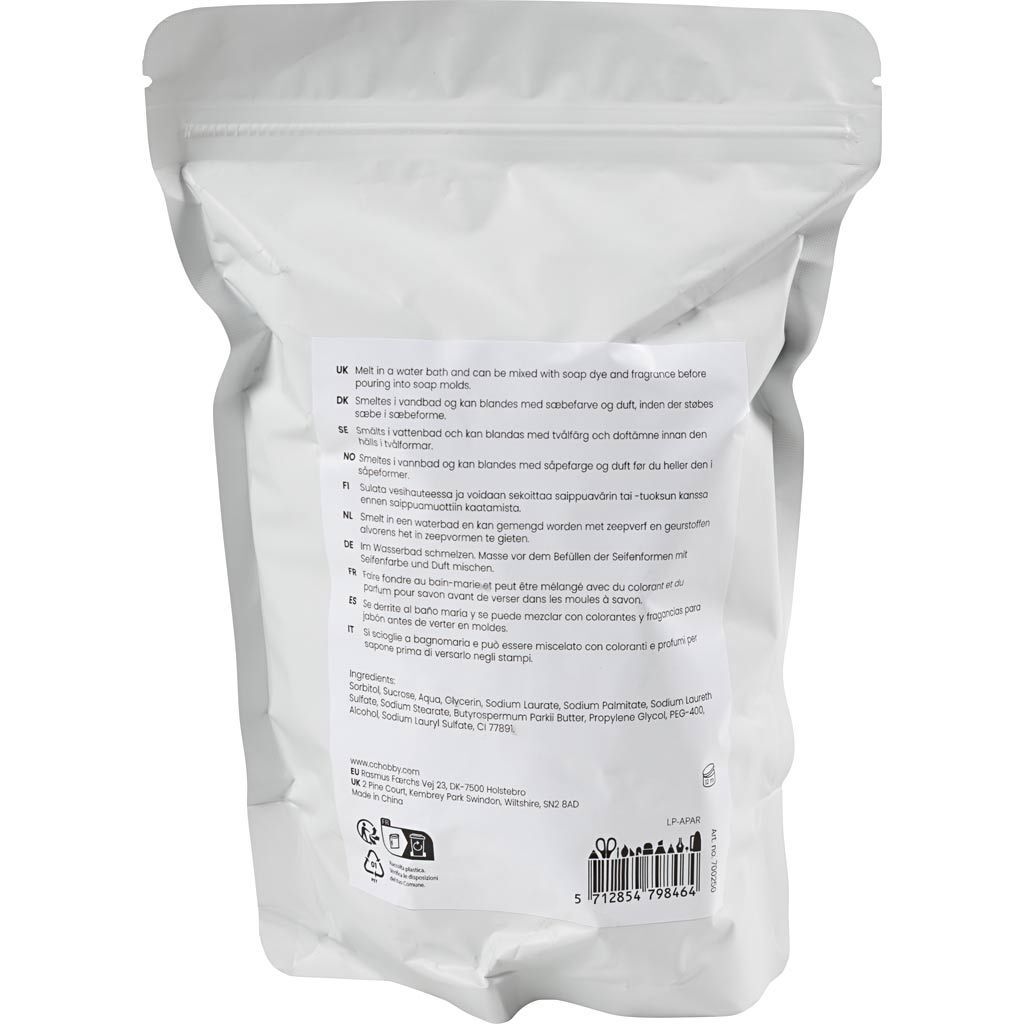 Sheabutter-Seifenbasis, Granulat, 500 g Bild 2