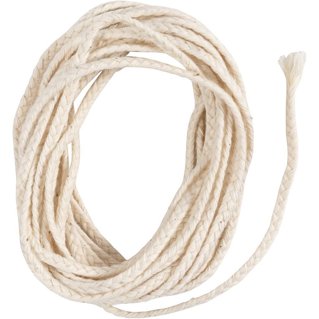 Docht, f�r getauchte Kerzen (� 22�30�mm) und geformte Kerzen (� 60�80�mm), 100g, 3m Bild 3