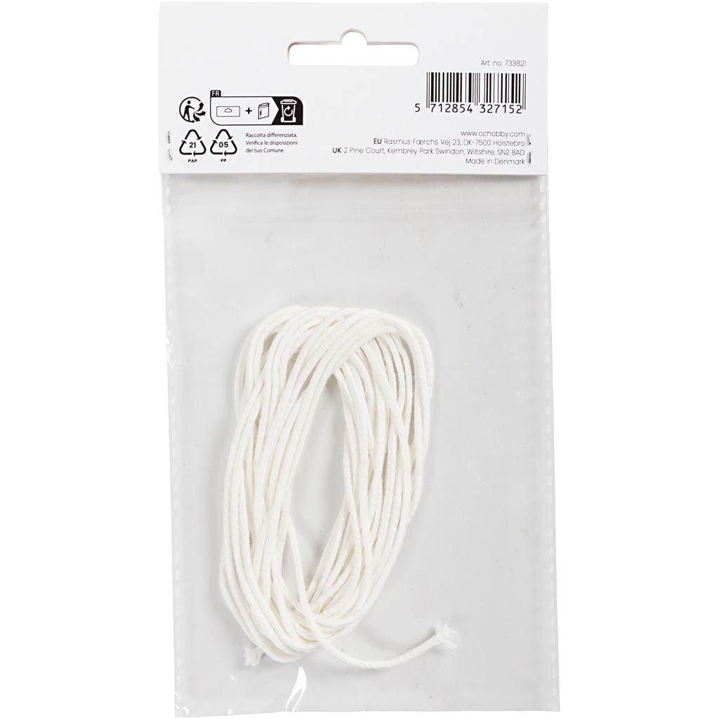 Docht, f�r Kerzen aus Bienenwachsplatten, Nr. 3, Dicke 2-3mm, 100g, 3m Bild 2