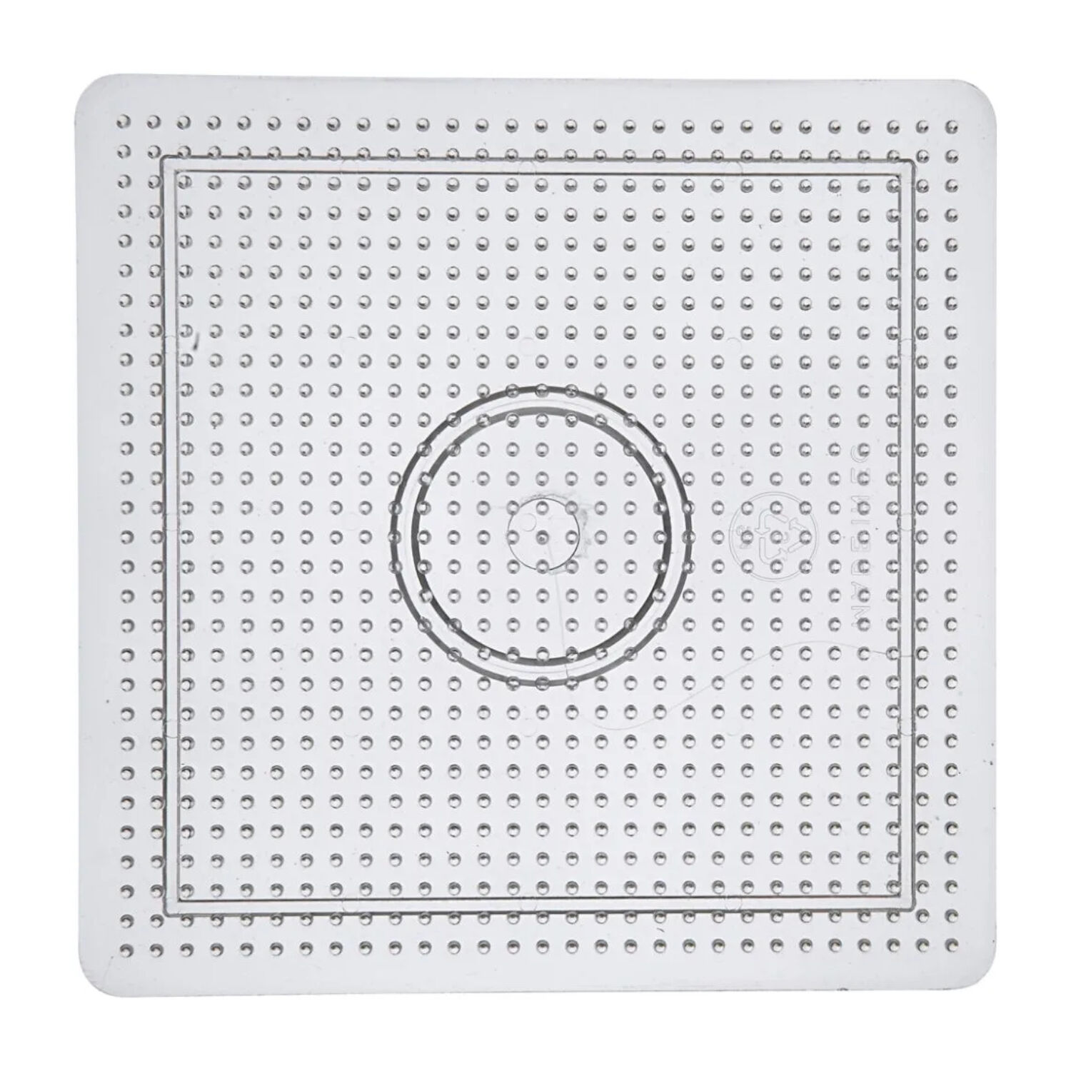 B�gelperlen Steckplatte Quadrat, 1 St�ck, 14,5cm x 14,5cm