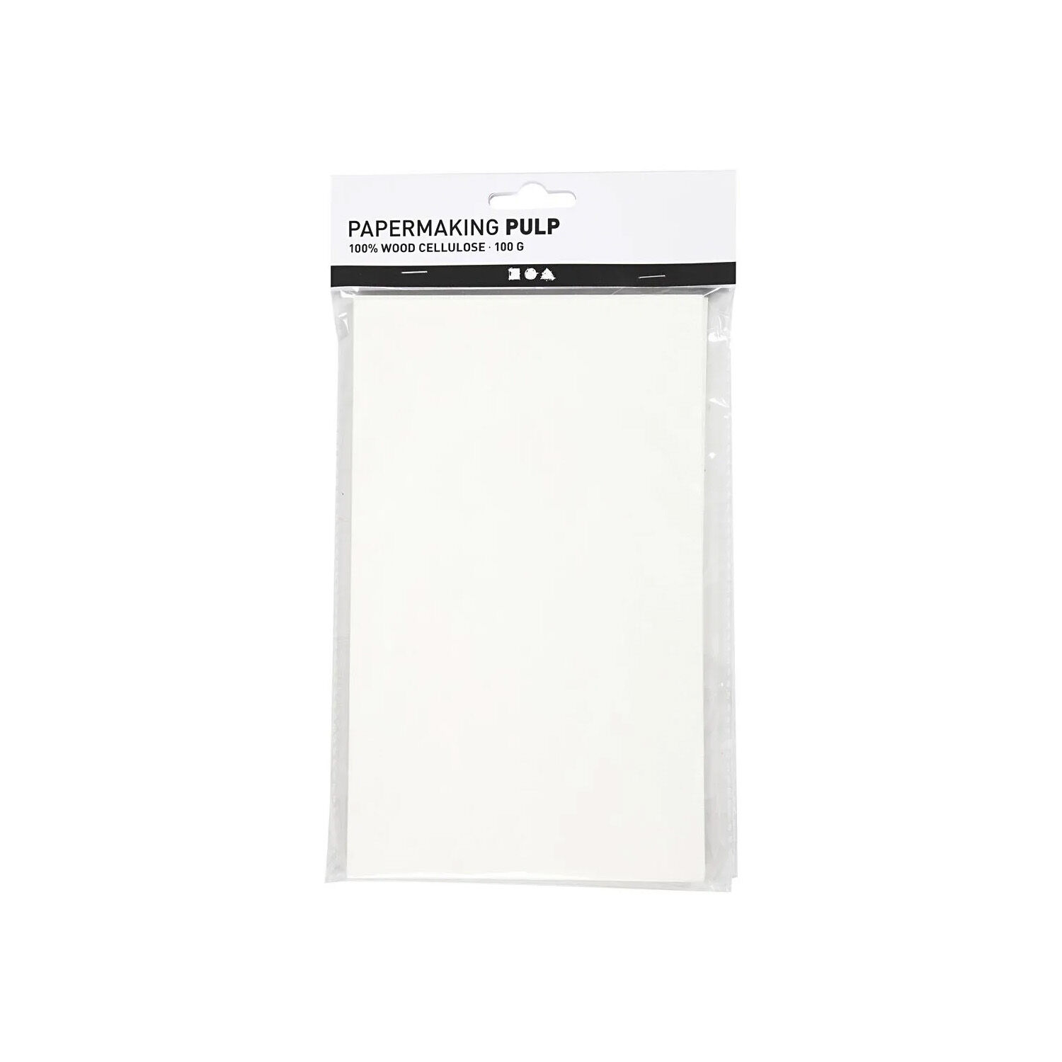 NEU Papierzellstoff zur Papierherstellung, 100g, Holzcellulose, Naturwei�