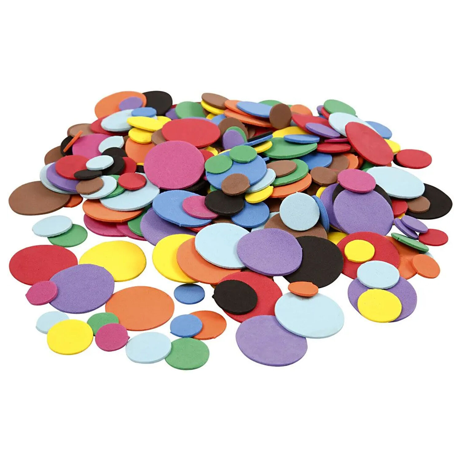 NEU Moosgummikreise 300 St�ck sort., � 12+20+32 mm Bild 2